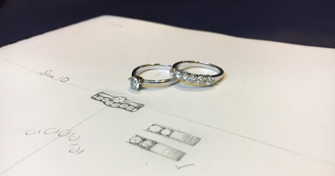 Redesigning diamond wedding ring